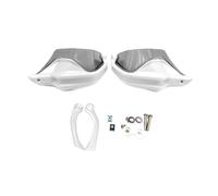 WTNZBAEM Wind Deflector Shield Handguards Hand Protectors Guards Compatible With BMW R1200GS ADV F800GS Adventure S1000XR F900R 2014-2021(White Grey-1Set)