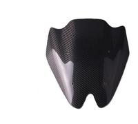 WTNZBAEM Z1000 Motorbike Windshield Double Bubble Windscreen Carbon Fiber Replacement Compatible With Kawasaki Z 1000 2011 2012 2013 2014