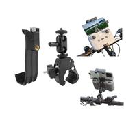 wtohoby Bicycle Handlebar Mount for DJI RC-N3/N2/N1 Control Flip/NEO/AIR 3S/3/2S/AIR2/Mini 4 3 Pro/Mini 2/2SE/4K/Mavic 3 No Display Remote Clamp Adapter Bracket for Cycling Motorcycle