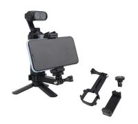 wtohoby Phone Holder & Teleprompter Mount for Insta360 Luna Ultra/Pro | Large-Screen Viewing Adapter with Cold Shoe , Dual-Direction Phone Bracket for Vlogging, Selfie Recording & Live Streaming