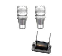 Wtohoby RC Plus 2 Control Sticks, Thumb Joysticks for DJI RC Plus 2/1 Remote for DJI FlyCart 30/Inspire 3/Matrice 4/400/Matrice 30/30T/Matrice 350 RTK /T40/T25/T20P Controller Rocker (Silver)