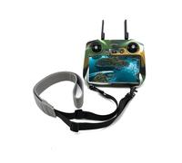 Wtohoby Silicone Case & PU Lanyard for DJI RC 2 Remote Control, for DJI Mini 5 Pro Flip Air 3S Air 3 Mini 4 Pro Drone RC 2 Controller Scratch-Proof Sleeve Neck Strap Camera Quadcopter Accessories