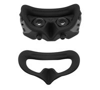 wtohoby Silicone Eye Pad for DJI AVATA Goggles 2 Flight Glasses Cover Sweat-Proof Non-Slip Washable Face Padding Camera Drone Accessories (Not for DJI Goggles Integra) (Black)