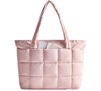 WTongBao A Lightweight Quilted Shoulder Bag For Women'S Expandable Teachers With Large Capacity Inflatable Travel, School, Shopping, And Beach