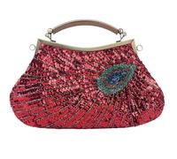 WTongBao Ladies' Autumn And Winter Fashion Retro Sequin Evening Handbag