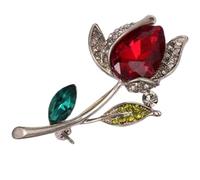 WTongBao Lovely Multiple Colors Brooch Pin For Women(red2)
