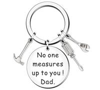 WTOPP Dad Gifts From Son Daughter Kid,Fathers Day Birthday Christmas Gifts For Daddy-Dad No One Measures Up To You