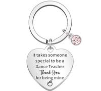WTOPP Dance Teacher Gifts For Women Thank You Dance Teacher Gifts Keyring Dance Teacher Appreciation Gifts Childminder Christmas Gifts Thank You For Being Mine