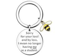WTOPP Funny Sorry For Your Loss Me As A Student Gift For Teacher,Teaching Assistant Nursery Teacher End Of Term Gifts，Leaving School Nursery Gift For Men Women，Teacher Keyring