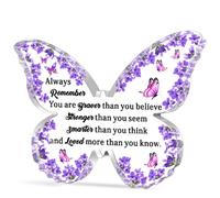 WTOPP Inspirational Gifts For Women,Encouragement Gifts,Best Friend Birthday Gifts,Graduation Gift,Always Remember You Are Braver..