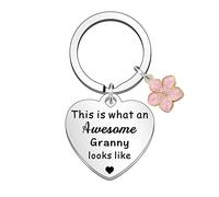 WTOPP Mothers Day Gifts Granny Keyring Gifts from Granddaughter Grandson Humorous and interesting Granny gifts Birthday Gifts Idea for Granny This is What an Awesome Granny Looks Like