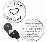 WTOPP Pocket Hug Gifts For Colleague,Leaving Gifts,New Job Gifts,Retirement Gifts For Women,Thank You Gifts For Nurse Teacher Mentor There Are People In This World