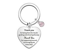WTOPP Teacher Thank You Keyring, Thank You Gifts for Teaching Assistant, TA, Nursery Worker, End of School Term Gifts, Teacher Christmas, Female Teacher Appreciation Keyring
