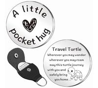 WTOPP Travel Turtle Pocket Hug Gifts,Travel Gifts For Men Women,Good Luck Gifts For Her Him Family Travelling Presents