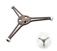 WTpin Microwave Rotating Cross Turntable, Microwave Rotating Ring, Universal Microwave Turntable Support Stand, for Glass Plate Tablet Holder (24 cm)