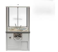 WTRYRN 25 Cents Coin-Operated Vending Machine,Operated Rectangle Bubble Gum Machine,for Restaurants, Bubble Tea Shops, Stationery Stores, Trendy Toy Stores White