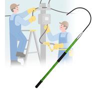 WTRYRN Commercial Electrocution Emergency Rescue Sticks,Epoxy Insulated Pole,Firefighting Insulated, for Electricians, Linemen, Automotive Repairers 2mGreen-Five