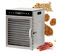 WTRYRN Commercial Food Freeze Dryer Machine,Stainless Steel Dehydrater, Dehydrator Machine for Fruit Dehydrated Dryer,for Fruits, Vegetables, Herbs, Mushroom 12Layer