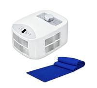 WTRYRN Electric Ice Mattress Kit, Cool Sleep Mattress Topper, Continuous Circulation Cooling, Quiet Operation, Dual Size Mats, for Bedroom, Hostel Double