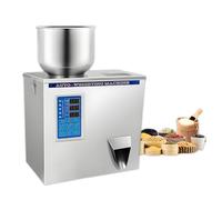 WTRYRN Particle Powder Filling Machine, Granule Dispensing Machine, Microcomputer Control, High Efficiency Packing, for Tea, Seeds, Beans and Coarse Powder Materials Round-200g