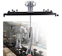 WTRYRN Pneumatic Vertical Mixer, IBC Pneumatic Agitator, Pneumatic Tank Mixer, Folding Propeller, Suitable for Paints, Coatings, Viscous Liquids And Inks Largefive-cylinder