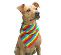 WTRYT Dog Bandana Single Layer Dog Bandana Washable Triangle Scarf Rainbow Pet Accessories Dog Scarf Neck Cover Cat Headscarves Dog Bandana for Cats Dogs Costume Decoration Gift