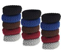 WTRYT Hair Bobbles Pack of 20 Wide Hair Bobbles Seamless Hair Bands Thick Hair Bobbles Elastic Scrunchies Non-Slip Hair Bands Seamless Hair Rubber Bands No Kinks Hair Bobbles Braid Bands Hair Bobbles