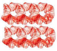 WTRYT Hair Bobbles Pack of 6 Tie Dye Hair Ties Scrunchies Colon Hair Bobbles Elastic Hair Bands Fabric Hair Bobbles Rope Hair Ring Hair Bands Rubber Bands Hair Accessories