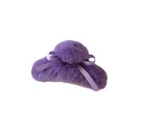 WTRYT Hair Clip 1 Piece Plush Hair Clip with Bows Hair Claw Clips Winter Fur Claw Clips Bow Claw Clips Large Claw Clips Hair Catcher Hair Gripper for Women Girls Hair Accessories