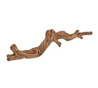 WTSOH Reptile Tank Habitat Accessory Reptile Forest Climbing Resin Branch Decoration Snake Climbing Branch Accessory for Snake Frog Chameleon Bearded Dragon (Brown, NS-145)