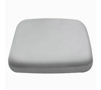 Wttfc Chair Cushions for Dining Chairs, 45x45x4cm Kitchen Chair Pads with Ties and Non-Slip Backing, Memory Foam Seat Cushion with Removable Cover for Office Chair,Gray,2 Pieces