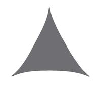 Wttfc Grey,2.5x2.5x2.5m,Triangle Sun Shade Sail, 95% UV Blockage, Waterproof & Breathable, Sun Shade Canopy Awning, Polyester, Sun Shade Cloth, Sunshade Cover for Outdoor Patio, Lawn, Garden