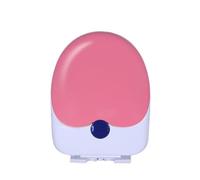 Wttfc Soft Close Family Toilet Seat,U-Shaped, Toilet Seat With Child Seat Built In,Adjustable Hinges For Toddlers Adults,Colored Toilet Seat With One Button Hinge Release,Pp,pink