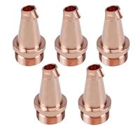 WTTTOOLS Laser Welding Nozzle 5 Pcs Laser Welder Nozzle Tip Kit AS-12 Copper Nozzles M16 H35 for Portable Laser Welding Gun Laser Welder Head Laser Welding Machine Wire Feeding