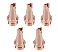 WTTTOOLS Laser Welding Nozzle 5 Pcs Laser Welder Nozzle Tip Kit FS-16 Copper Nozzles M16 H38 for Portable Laser Welding Gun Laser Welder Head Laser Welding Machine Wire Feeding