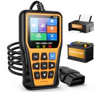 Wtuhu OBD2 Scanner, Enhanced Fixd Car Diagnostic Tool with Battery Tester, Fault Code Reader That Can Print Data to Cloud Reads & Clears Engine Error Codes for All OBD II Protocol Vehicles Since 1996