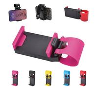 Wtujil Steering Wheel Phone Holder, Car Steering Wheel Phone Holder for iPhone, Magnetic Bar Mount with Adjustable Strap, Easy Navigation & Communication, for Most Steerings Wheels (Pink)