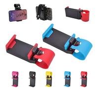 Wtujil Steering Wheel Phone Holder, Car Steering Wheel Phone Holder for iPhone, Magnetic Bar Mount with Adjustable Strap, Easy Navigation & Communication, for Most Steerings Wheels (Red+Blue)