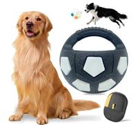 Wtujil TPR Dog Soccer Ball Toy with Handles - Durable & Interactive 4, 2026 New Indestructible Dog Toy Soccer Ball, Interactive Balls for Dogs, for Anxiety Relief in Small Medium Large Dogs (1PC-B)