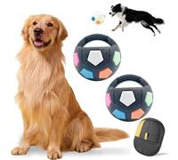 Wtujil TPR Dog Soccer Ball Toy with Handles - Durable & Interactive 4, 2026 New Indestructible Dog Toy Soccer Ball, Interactive Balls for Dogs, for Anxiety Relief in Small Medium Large Dogs (2PCS-A)