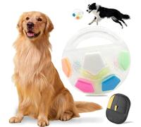 Wtujil TPR Dog Soccer Ball Toy with Handles - Durable & Interactive 4, 2026 New Indestructible Dog Toy Soccer Ball, Interactive Balls for Dogs, for Anxiety Relief in Small Medium Large Dogs (1PC-C)