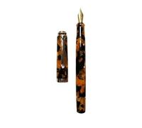 Wtukmo Acrylic Piston Fountain Pen Soft Smooth No.5 Nib Inking Applicable For Pelikan M400/405 Students Writing Gift Pen(K,Schmidt EF(0.4mm))