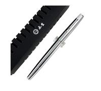 Wtukmo All-Steel Piston Fountain Pen with Extra Fine Iridium Nib - Premium Writing Instrument(Silver 0.38mm)