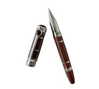 Wtukmo Magnifying Glass Round Design Fountain Pen Rollerball Ballpoint Pen Upgrade Quality Small Quantity Gifts Pen(B7,Pen with Pouch)