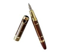 Wtukmo Magnifying Glass Round Design Fountain Pen Rollerball Ballpoint Pen Upgrade Quality Small Quantity Gifts Pen(A3,Just Pen)