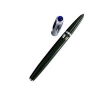 Wtukmo Transparent Fountain Pen With Hidden EF/F Nib Stationery School Office Supplies Writing Smooth Ink Pens With Box(Dark green,EF 0.38 mm)