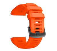 Wtukmo Watch Strap for Garmin Instinct Band Silicone Adjustable Replacement Band for Garmin Instinct 2/ Solar/Tactical (Color : Orange)