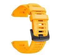Wtukmo Watch Strap for Garmin Instinct Band Silicone Adjustable Replacement Band for Garmin Instinct 2/ Solar/Tactical (Color : Yellow)