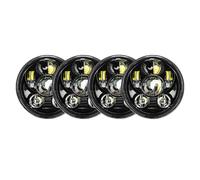 WTXXGQ Headlight Assembly For Buick For Centurion For Electra For Invicta GS 350 GS 400 GS 455 5-3/4 5.75" LED Headlight W/DRL Turn Lights Front Headlights Assembly(Black-C)