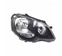WTXXGQ Headlight Assembly For VW For Polo For For Fox 2006 2007 2008 2009 2010 Car Headlights Headlamp Assembly Daytime Running Light Front Headlights Assembly(Black 1Piece Right)